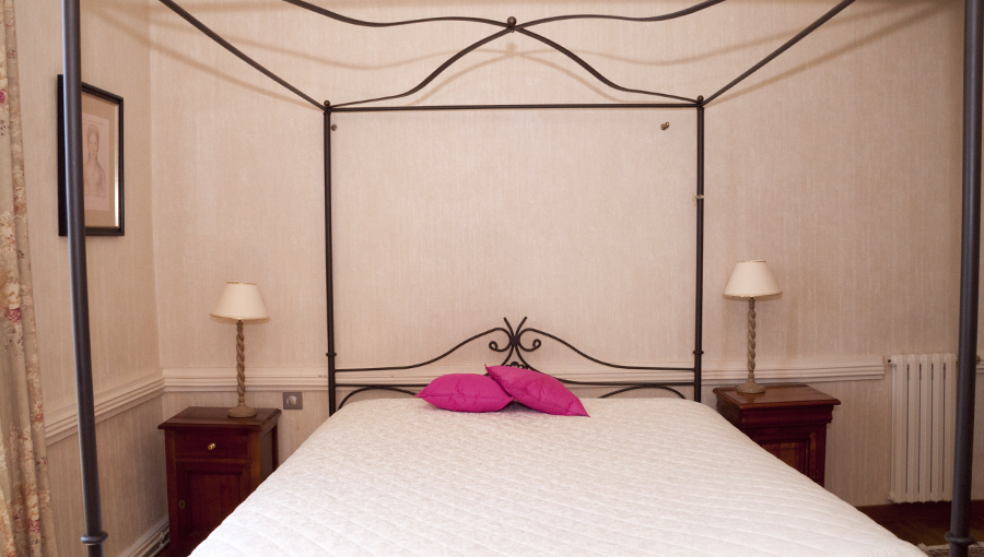 La chambre romantique - Hotel de l'Europe Pontivy Morbihan Bretagne